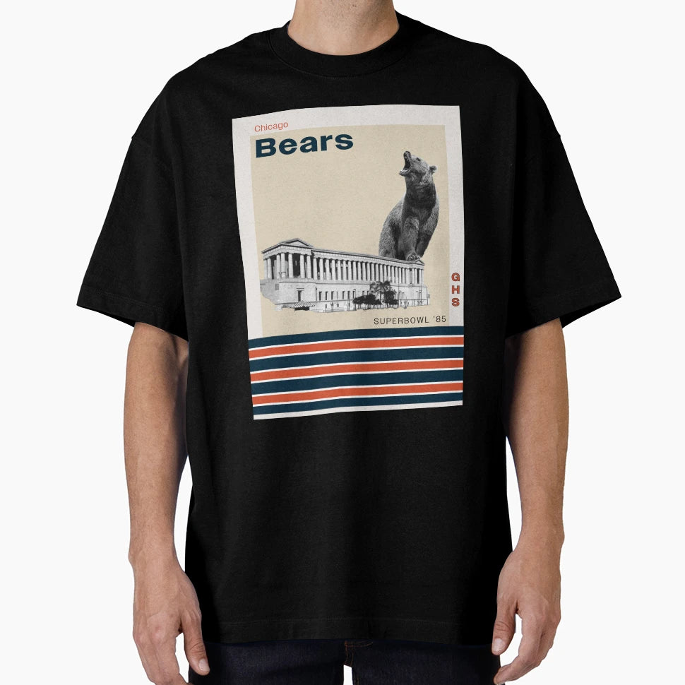 Chicago Bears T-Shirt - Aesthetic Graphic Unisex - T-Shirt, Sweatshirt, Hoodie