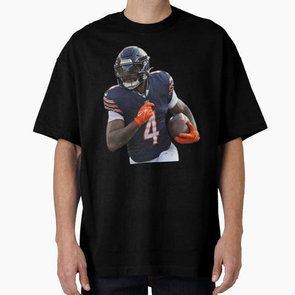 Dandre Swift Chicago Bears T-Shirt - Custom Art Print Unisex - T-Shirt, Sweatshirt, Hoodie