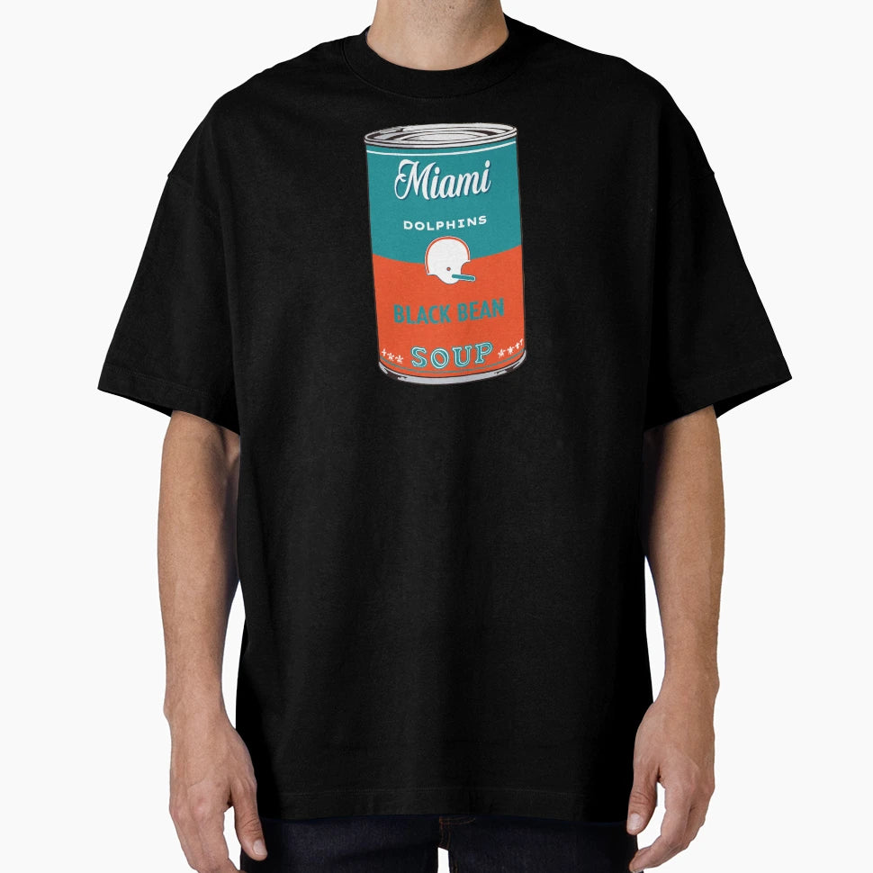 Miami Dolphins Soup Can T-Shirt - Unique Graphic Unisex - T-Shirt, Sweatshirt, Hoodie