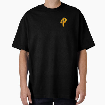 Yellow Letter P Initial T-Shirt - Minimalist Print Men Women - T-Shirt, Sweatshirt, Hoodie