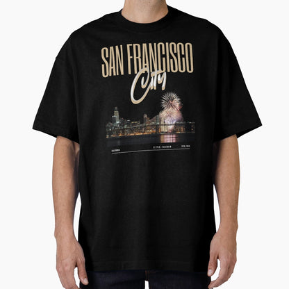San Francisco City T-Shirt - Novelty Apparel Unisex - T-Shirt, Sweatshirt, Hoodie