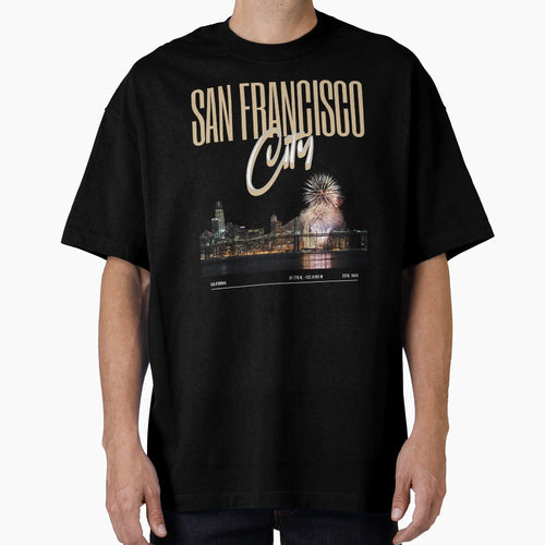 San Francisco City T-Shirt - Novelty Apparel Unisex - T-Shirt, Sweatshirt, Hoodie