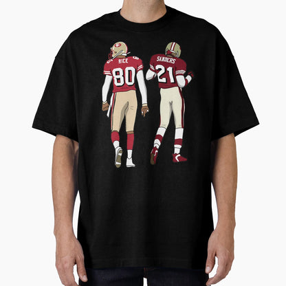 Deion Sanders Jerry Rice T-Shirt - Novelty Apparel for Adults - T-Shirt, Sweatshirt, Hoodie