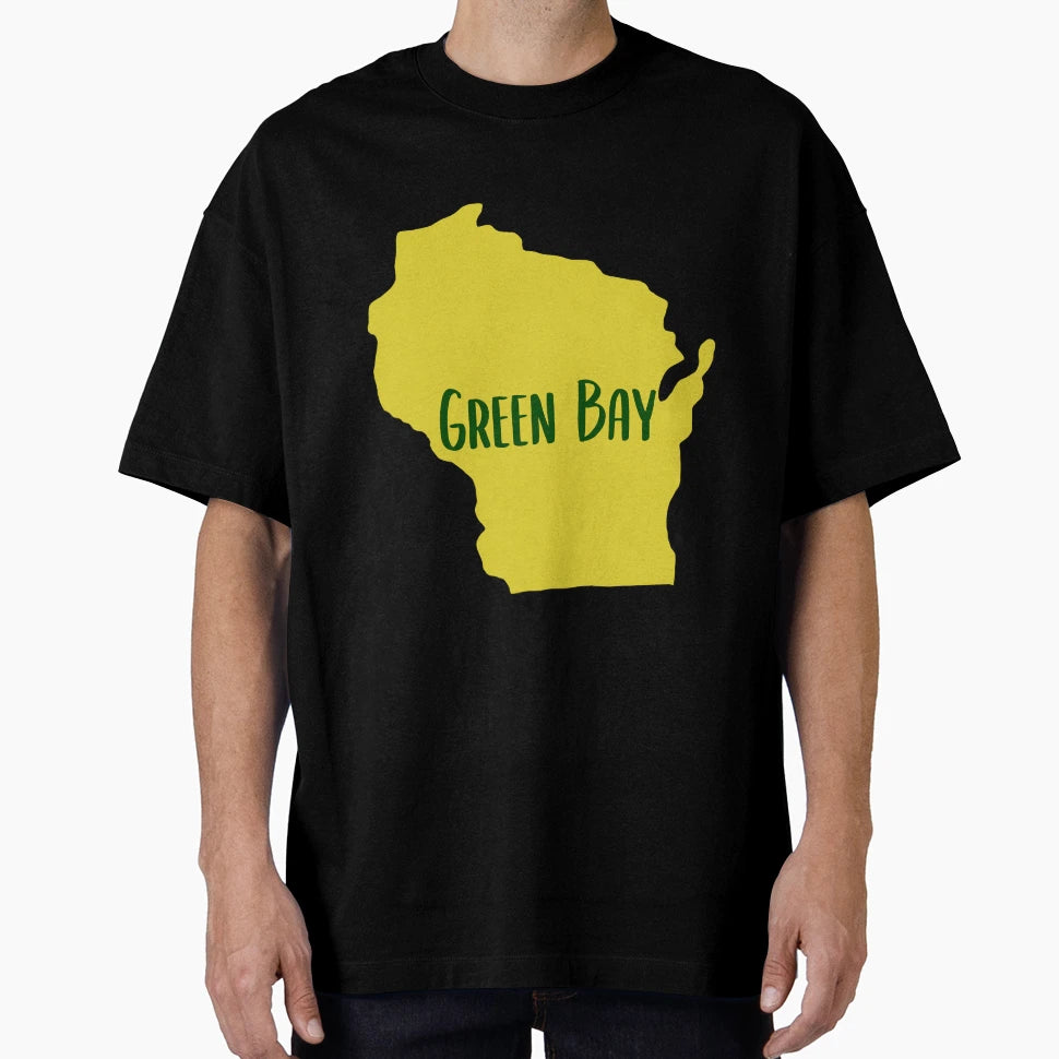Green Bay Wisconsin Green And Gold T-Shirt - Trendy Graphic Men Women - T-Shirt, Sweatshirt, Hoodie
