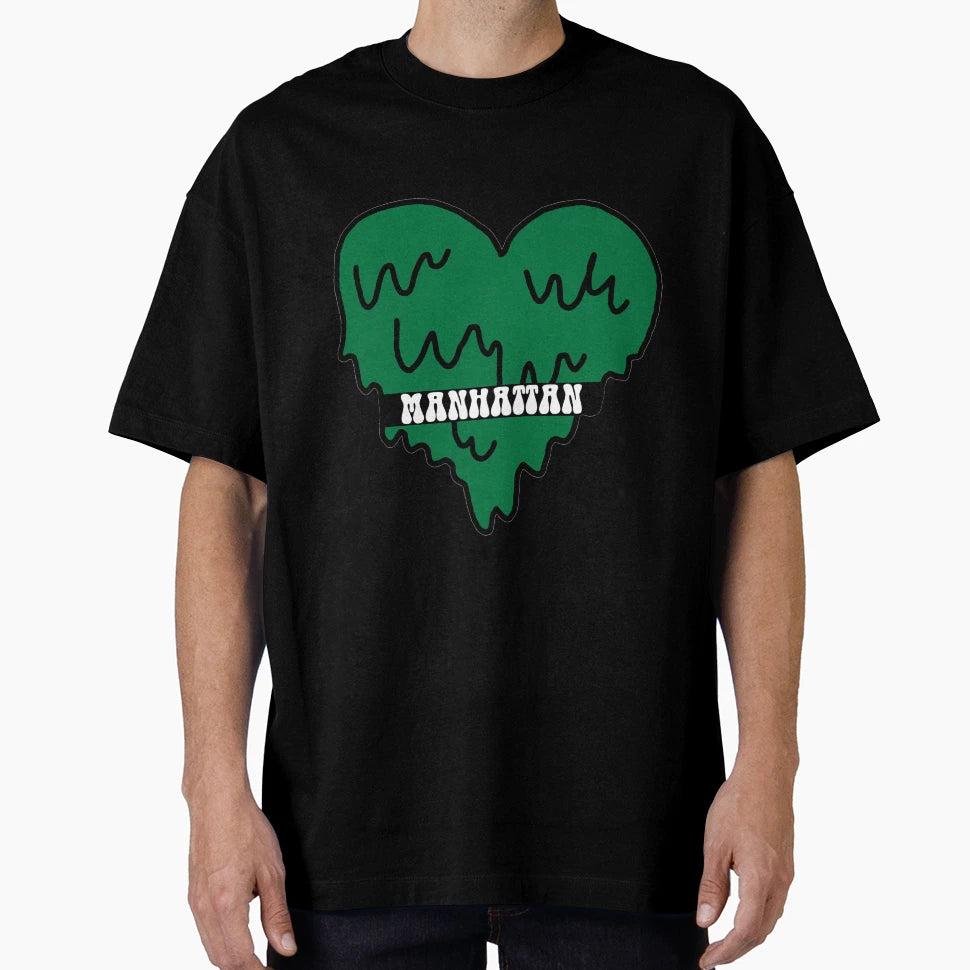 Manhattan College Heart T-Shirt - Minimalist Print for Adults - T-Shirt, Sweatshirt, Hoodie