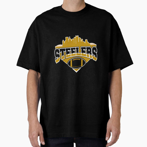 Steelers Football Skyline Football Team T-Shirt - Unique Graphic Men Women - T-Shirt, Sweatshirt, Hoodie