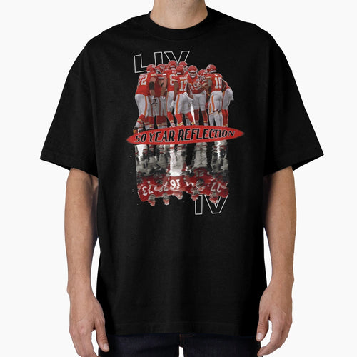 Chiefs Super Bowl Reflection T-Shirt - Novelty Apparel Unisex - T-Shirt, Sweatshirt, Hoodie