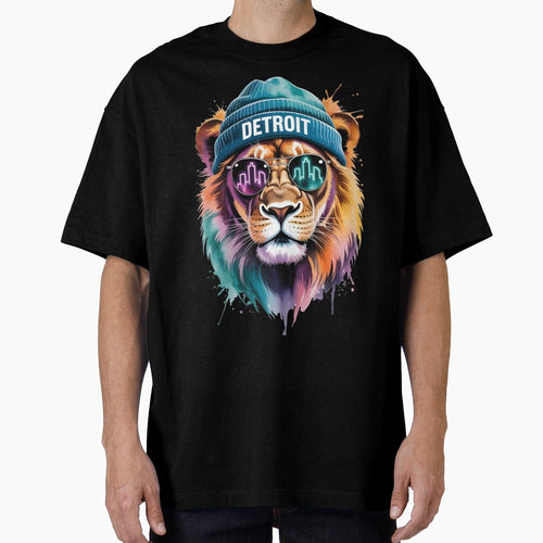 Detroit Lion T-Shirt - Novelty Apparel Unisex - T-Shirt, Sweatshirt, Hoodie