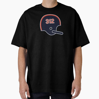Chicago Bears 312 Helmet T-Shirt - Fun Novelty Design for Adults - T-Shirt, Sweatshirt, Hoodie