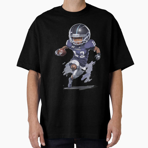 Child Playing American Football T-Shirt - Custom Art Print Unisex - T-Shirt, Sweatshirt, Hoodie