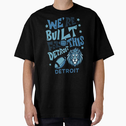 Football Detroit Lions T-Shirt - Custom Art Print Unisex - T-Shirt, Sweatshirt, Hoodie