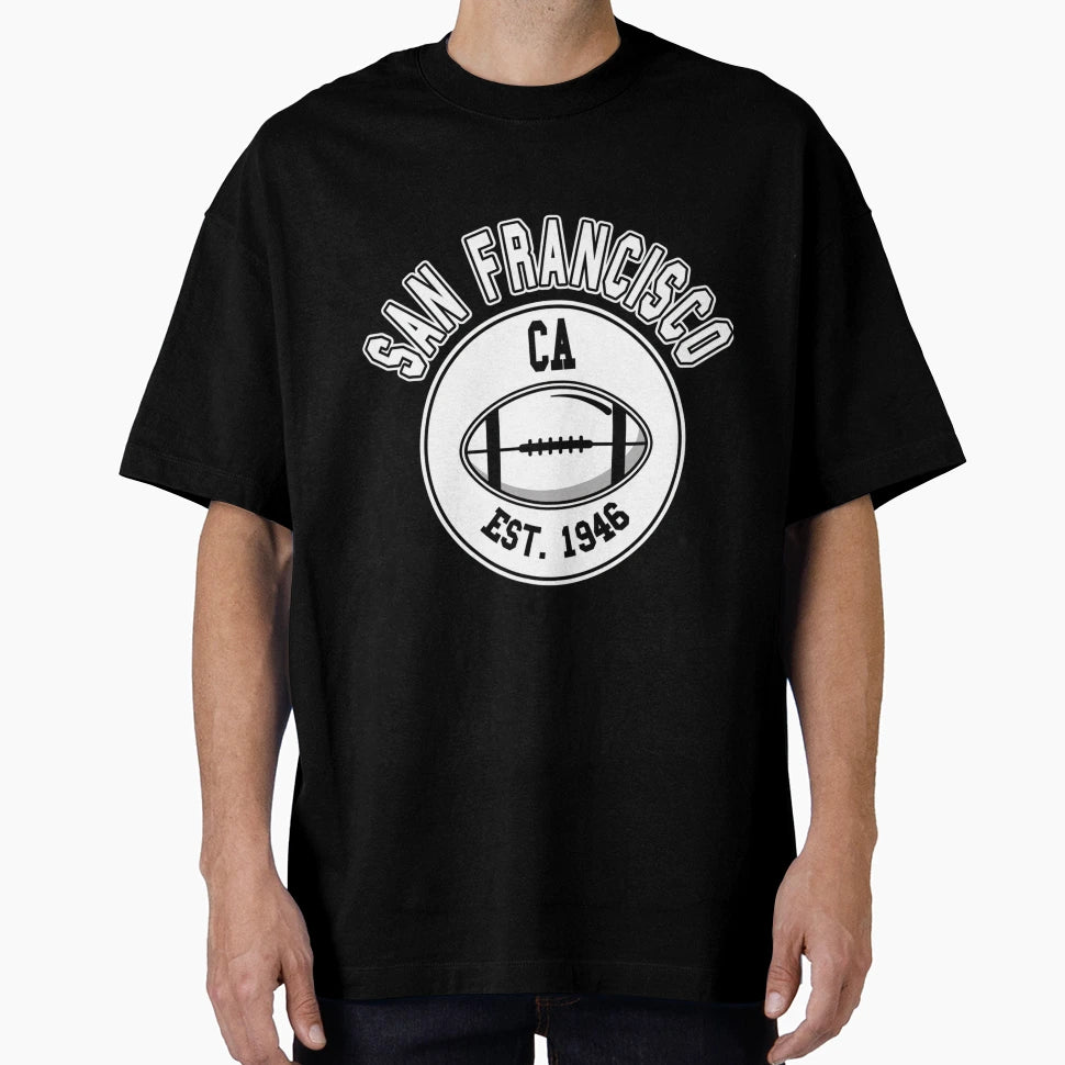 San Francisco Football 49 California T-Shirt - Unique Graphic for Adults - T-Shirt, Sweatshirt, Hoodie