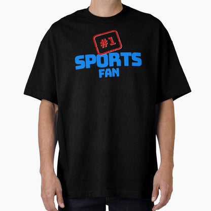 1 Sports Fan Blue T-Shirt - Custom Art Print for Adults - T-Shirt, Sweatshirt, Hoodie
