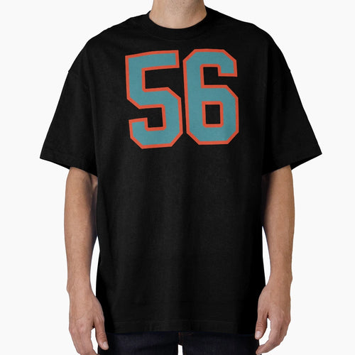 56 Number Aqua Orange Lucky Sports T-Shirt - Graphic Print for Adults - T-Shirt, Sweatshirt, Hoodie