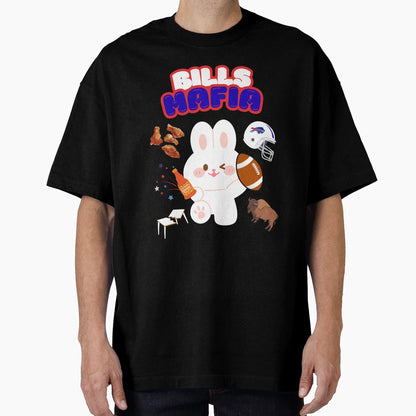 Bills Mafia Bunny T-Shirt - Custom Art Print for Adults - T-Shirt, Sweatshirt, Hoodie