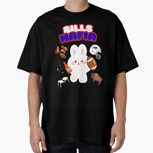 Bills Mafia Bunny T-Shirt - Custom Art Print for Adults - T-Shirt, Sweatshirt, Hoodie
