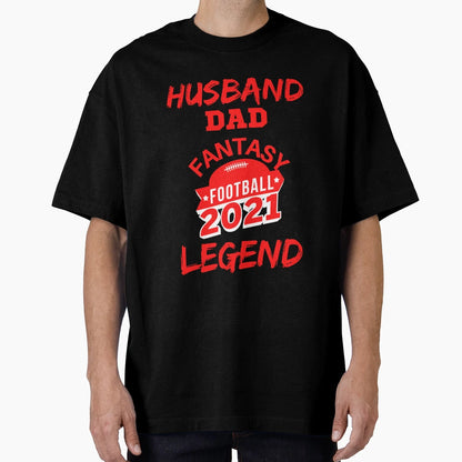 Husband Dad Fantasy Football Legend T-Shirt - Graphic Print for Adults - T-Shirt, Sweatshirt, Hoodie