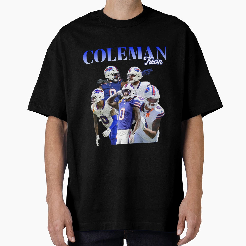 Keon Coleman Bills T-Shirt - Fun Novelty Design for Adults - T-Shirt, Sweatshirt, Hoodie
