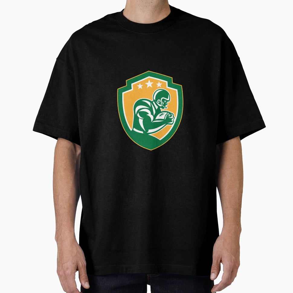 American Football Player Running T-Shirt - Minimalist Print for Adults - T-Shirt, Sweatshirt, Hoodie
