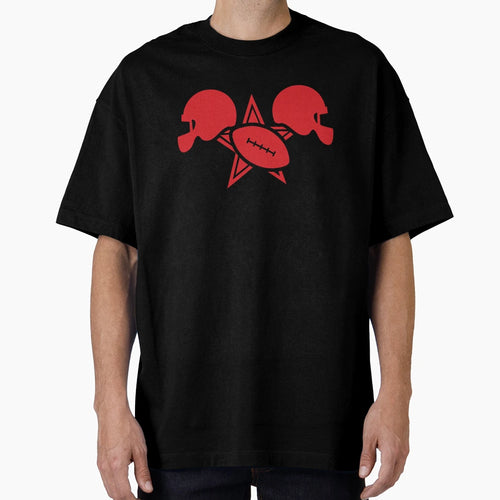 American Football Gridiron Star T-Shirt - Minimalist Print for Adults - T-Shirt, Sweatshirt, Hoodie