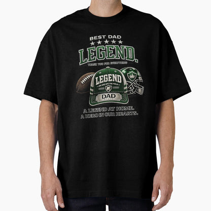 Dad Legend Greenbaseball Cap T-Shirt - Trendy Graphic for Adults - T-Shirt, Sweatshirt, Hoodie