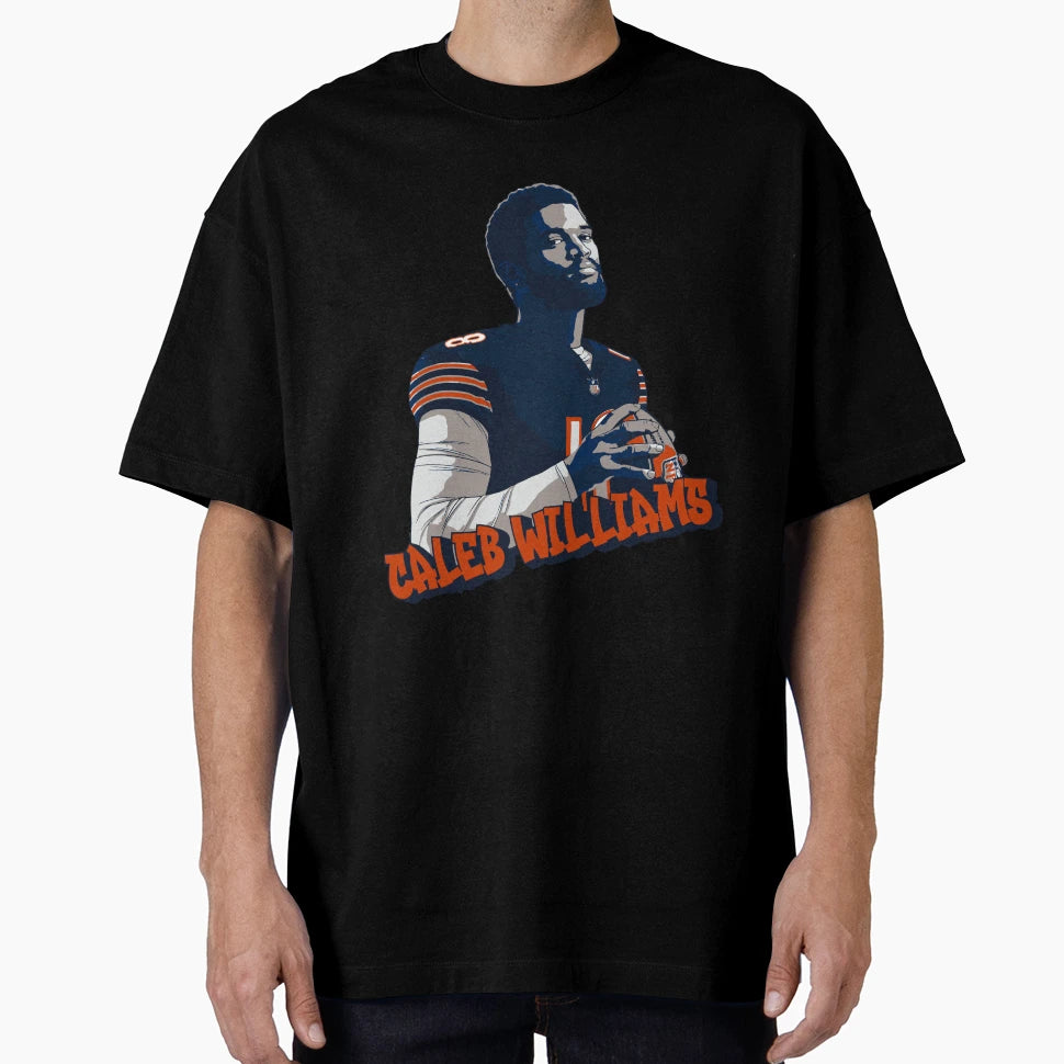 CW Chicago Bears Qb Draft Graffiti Art T-Shirt - Unique Graphic Men Women - T-Shirt, Sweatshirt, Hoodie