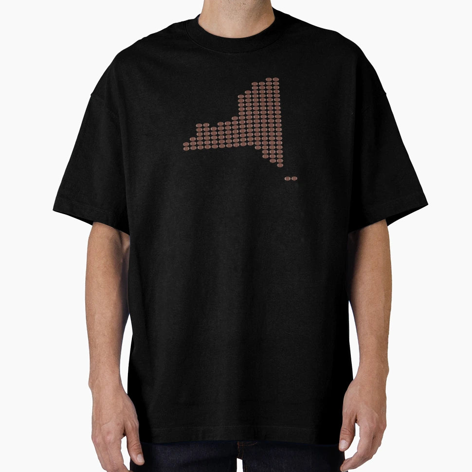 New York Football Fill T-Shirt - Unique Graphic for Adults - T-Shirt, Sweatshirt, Hoodie