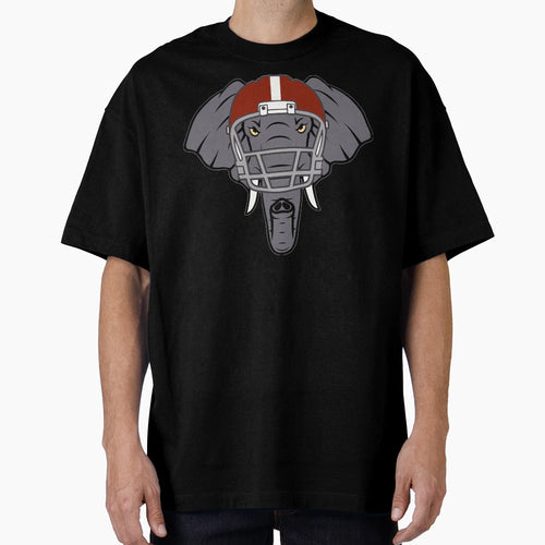 Angry Elephant Helmet T-Shirt - Custom Art Print for Adults - T-Shirt, Sweatshirt, Hoodie