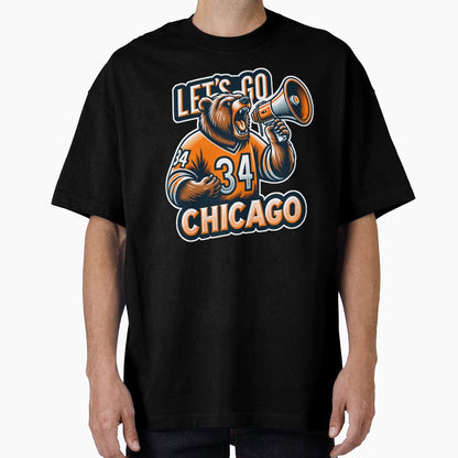 Lets Go Chicago T-Shirt - Graphic Print for Adults - T-Shirt, Sweatshirt, Hoodie