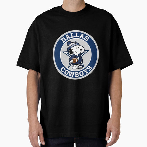 Dallas Cowboys Snoopy Logo T-Shirt - Casual Everyday Wear Unisex - T-Shirt, Sweatshirt, Hoodie