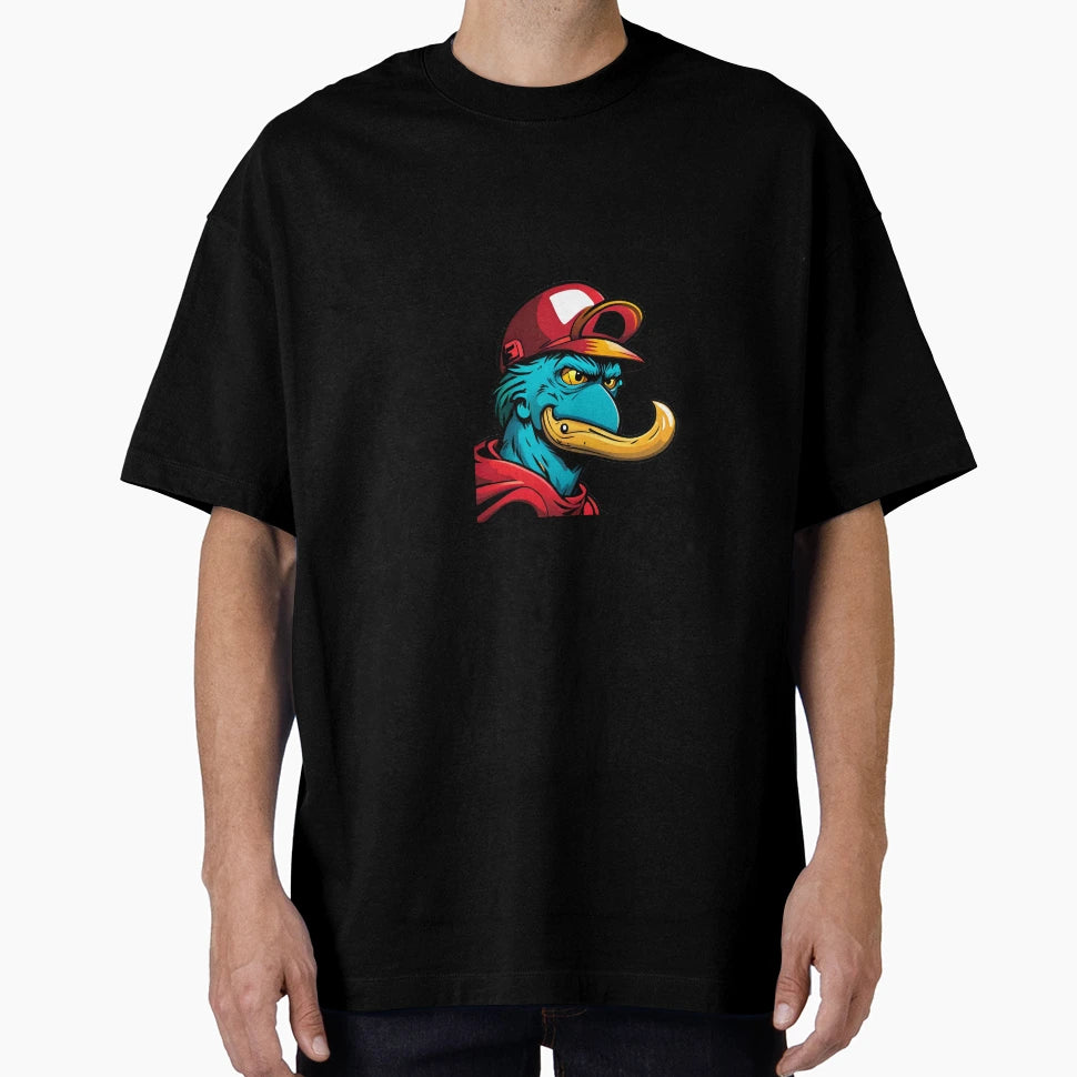 Cartoon Baseball Cap And Uniform T-Shirt - Minimalist Print for Adults - T-Shirt, Sweatshirt, Hoodie