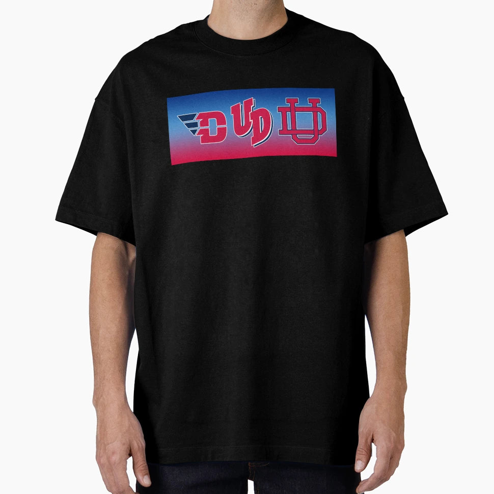 University Dayton Red White And Blue T-Shirt - Minimalist Print for Adults - T-Shirt, Sweatshirt, Hoodie
