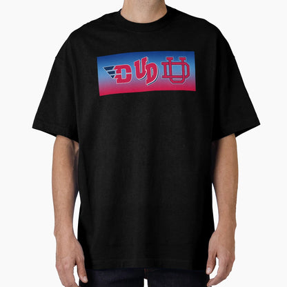 University Dayton Red White And Blue T-Shirt - Minimalist Print for Adults - T-Shirt, Sweatshirt, Hoodie