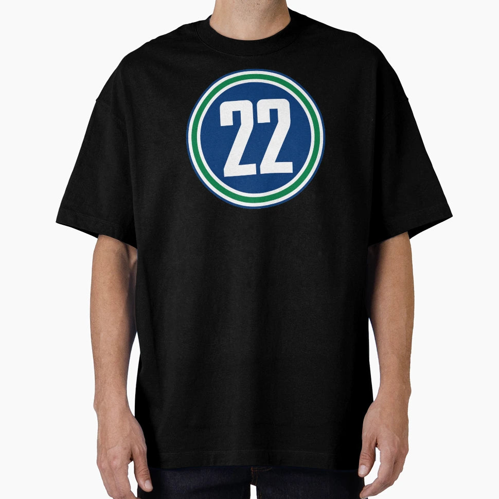 Daniel Sedin Number 22 Jersey Vancouver T-Shirt - Graphic Print for Adults - T-Shirt, Sweatshirt, Hoodie