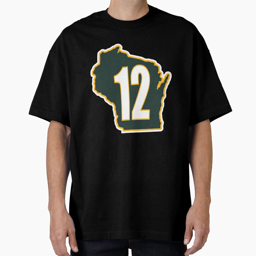 Wisconsin Map 12 T-Shirt - Streetwear Style Men Women - T-Shirt, Sweatshirt, Hoodie