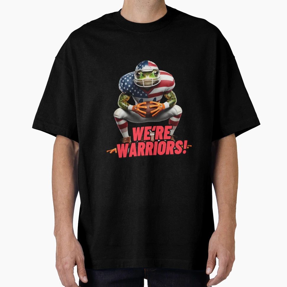 American Football Funky Frogs T-Shirt - Fun Novelty Design for Adults - T-Shirt, Sweatshirt, Hoodie