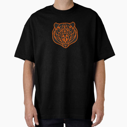 Orange And Black Tiger Face T-Shirt - Casual Everyday Wear Men Women - T-Shirt, Sweatshirt, Hoodie