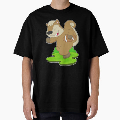 Squirrel American Football T-Shirt - Trendy Graphic Unisex - T-Shirt, Sweatshirt, Hoodie