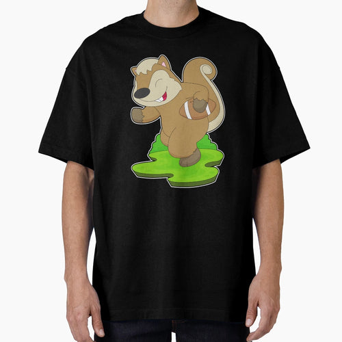 Squirrel American Football T-Shirt - Trendy Graphic Unisex - T-Shirt, Sweatshirt, Hoodie