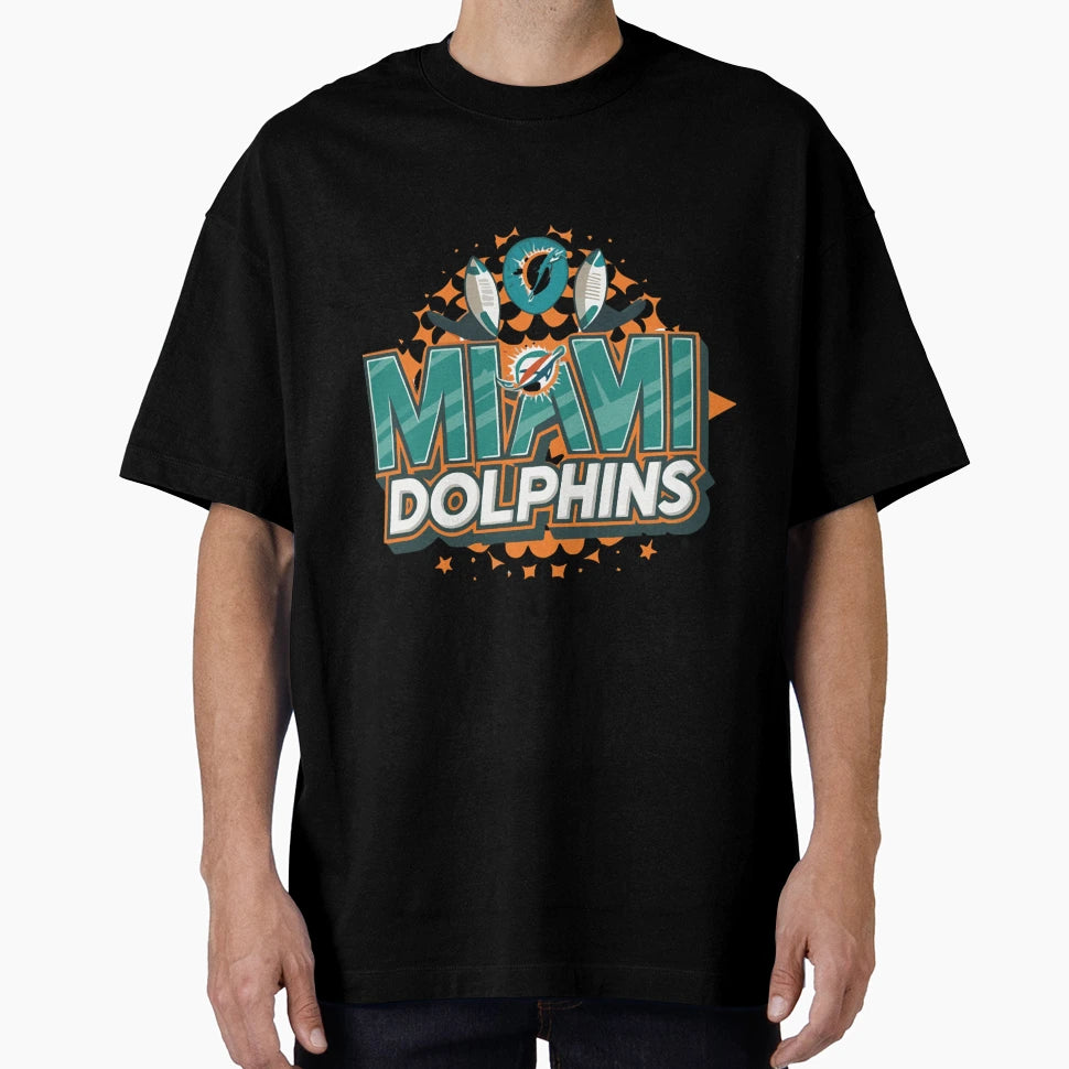 Art Miami Dolphins T-Shirt - Unique Graphic for Adults - T-Shirt, Sweatshirt, Hoodie