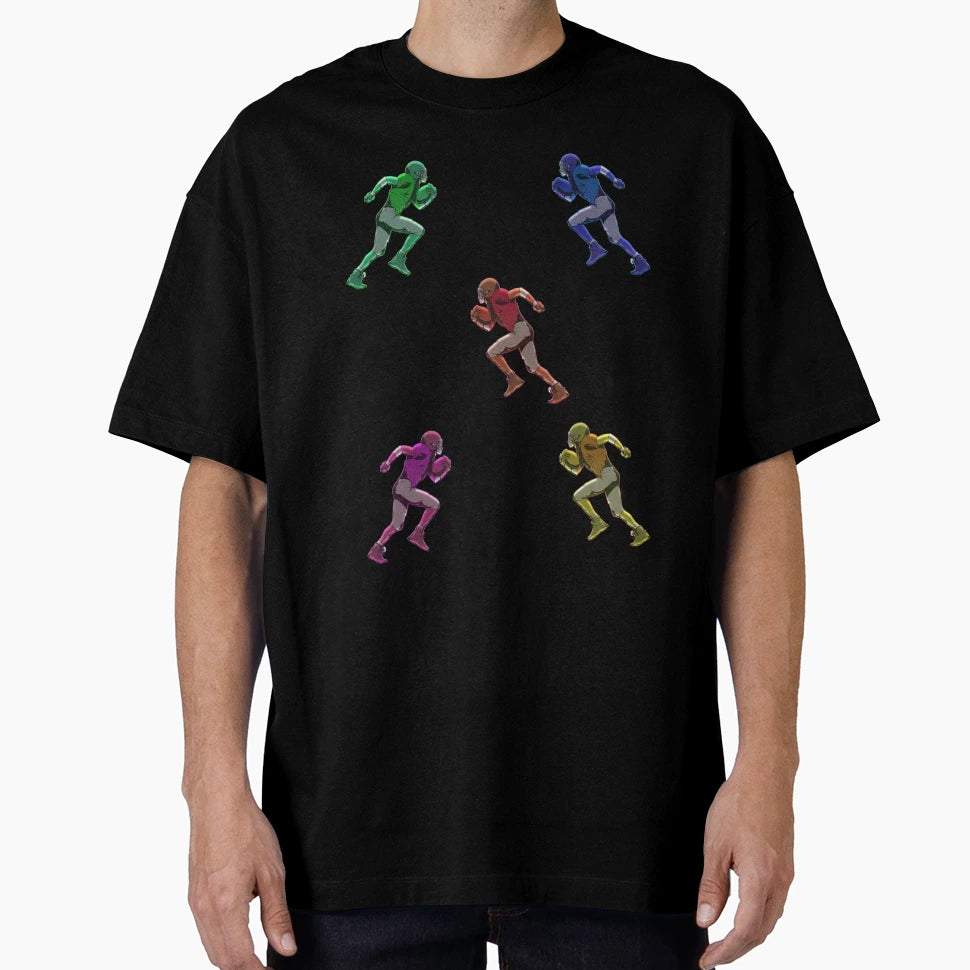 Football Players T-Shirt - Minimalist Print for Adults - T-Shirt, Sweatshirt, Hoodie