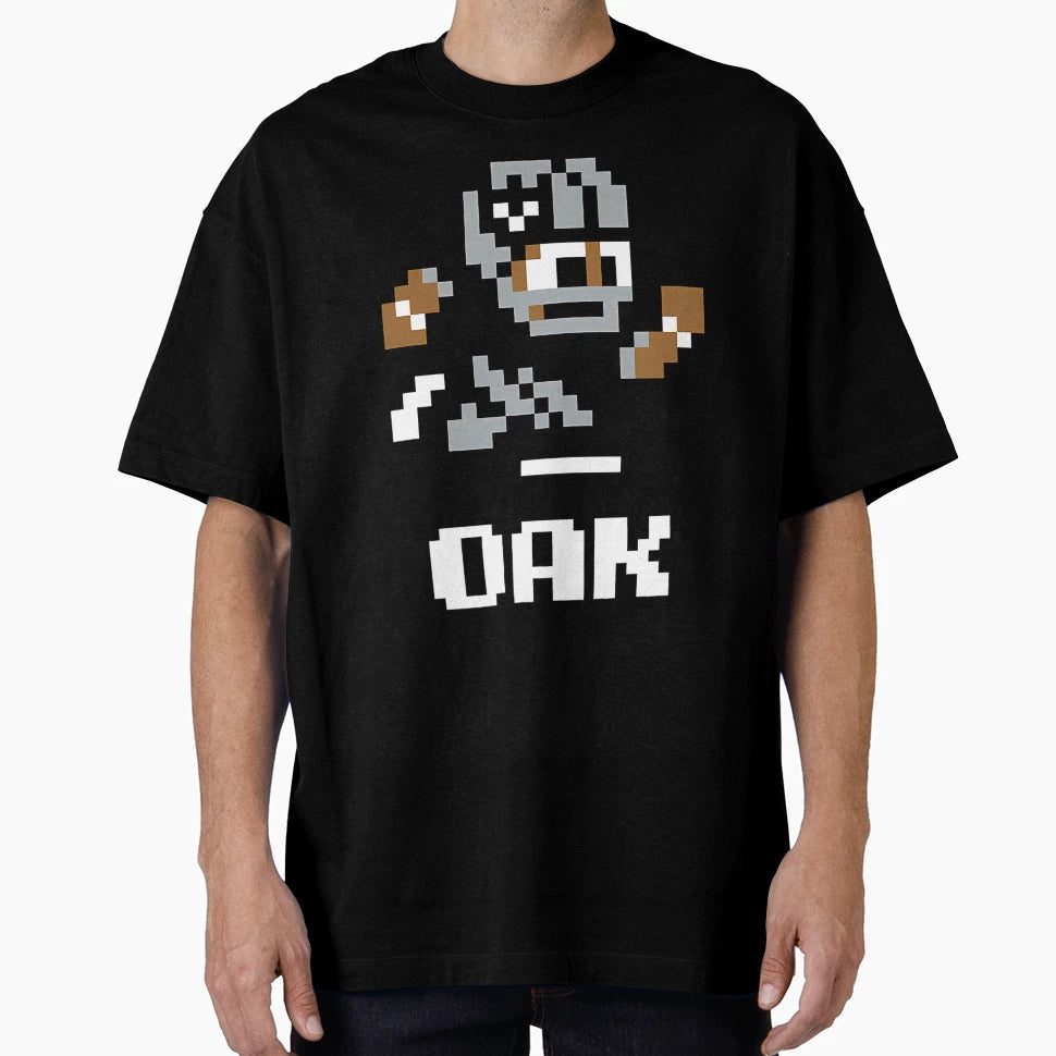 Oakland Raiders Tecmo Super Bowl T-Shirt - Novelty Apparel Men Women - T-Shirt, Sweatshirt, Hoodie