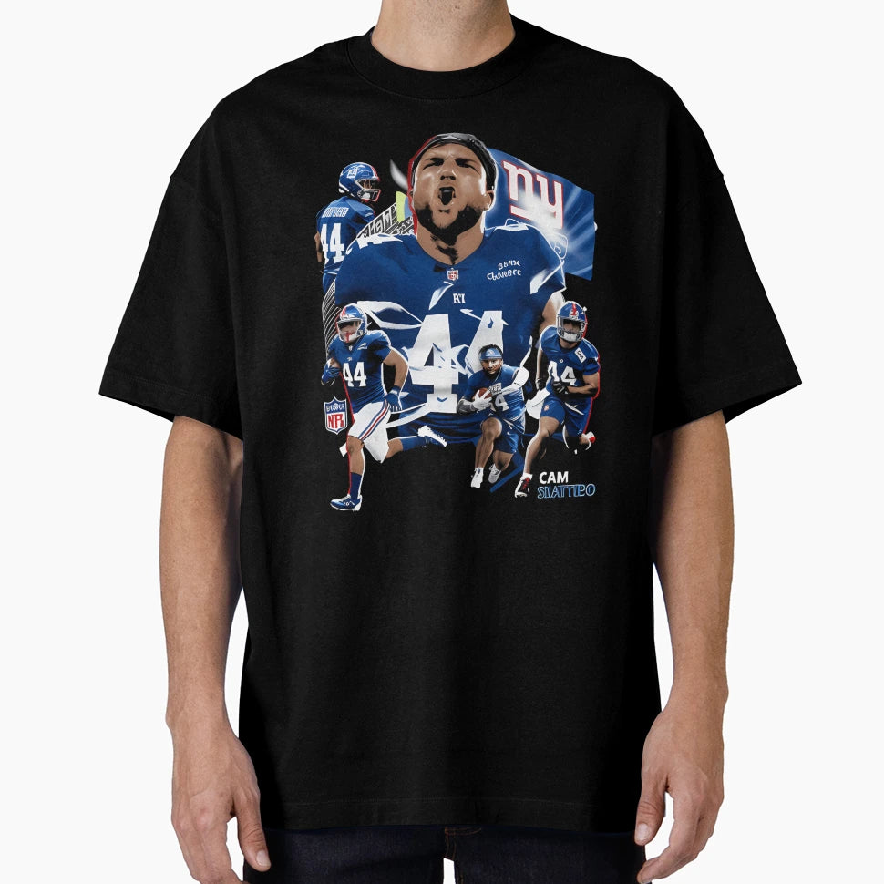 Cam Skattebo New York G Flag T-Shirt - Casual Everyday Wear Unisex - T-Shirt, Sweatshirt, Hoodie