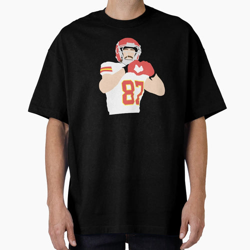 Kelce Heart Kansas City Missouri T-Shirt - Aesthetic Graphic for Adults - T-Shirt, Sweatshirt, Hoodie