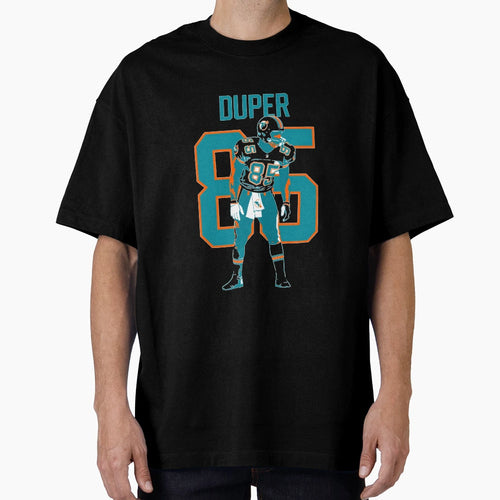 Mark Duper Miami 85 Football Art T-Shirt - Minimalist Print for Adults - T-Shirt, Sweatshirt, Hoodie