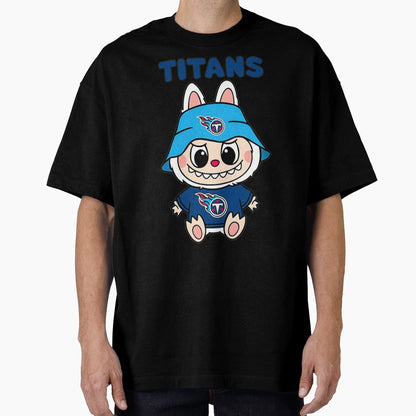 Labubu Football Titans T-Shirt - Aesthetic Graphic for Adults - T-Shirt, Sweatshirt, Hoodie