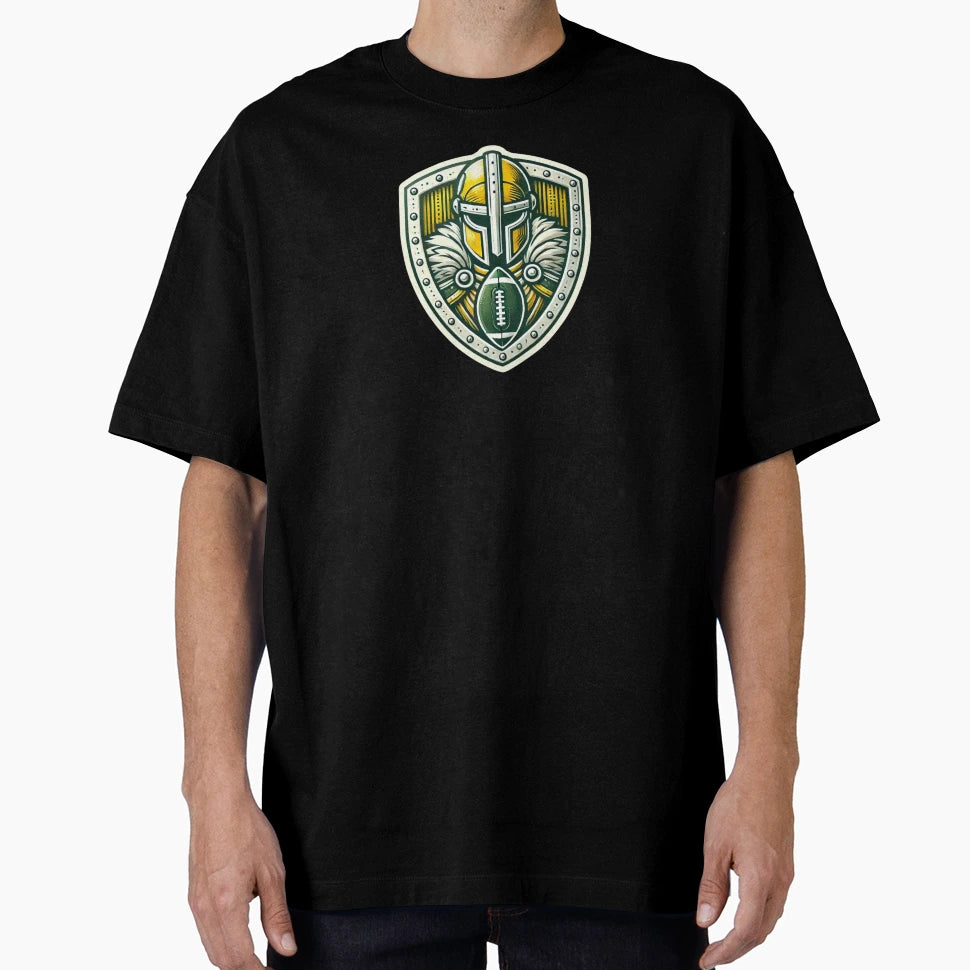 Warrior Shield Green Bay Packers T-Shirt - Trendy Graphic for Adults - T-Shirt, Sweatshirt, Hoodie