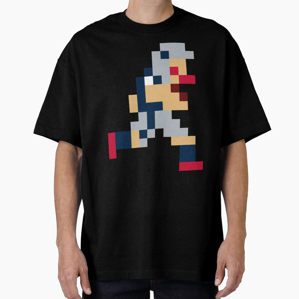 8 Bit New England Pixel Football T-Shirt - Streetwear Style for Adults - T-Shirt, Sweatshirt, Hoodie