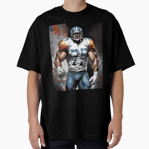American Football Defensive End T-Shirt - Custom Art Print Men Women - T-Shirt, Sweatshirt, Hoodie