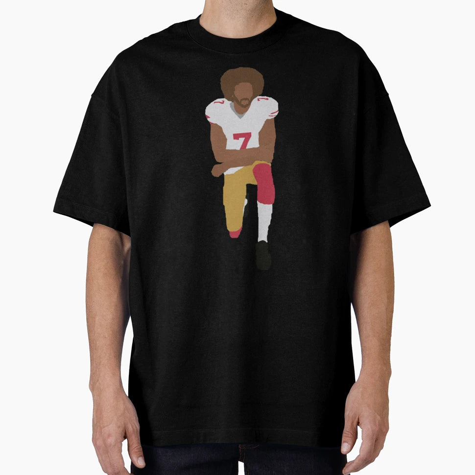 Kneeling Kaepernick T-Shirt - Casual Everyday Wear Men Women - T-Shirt, Sweatshirt, Hoodie
